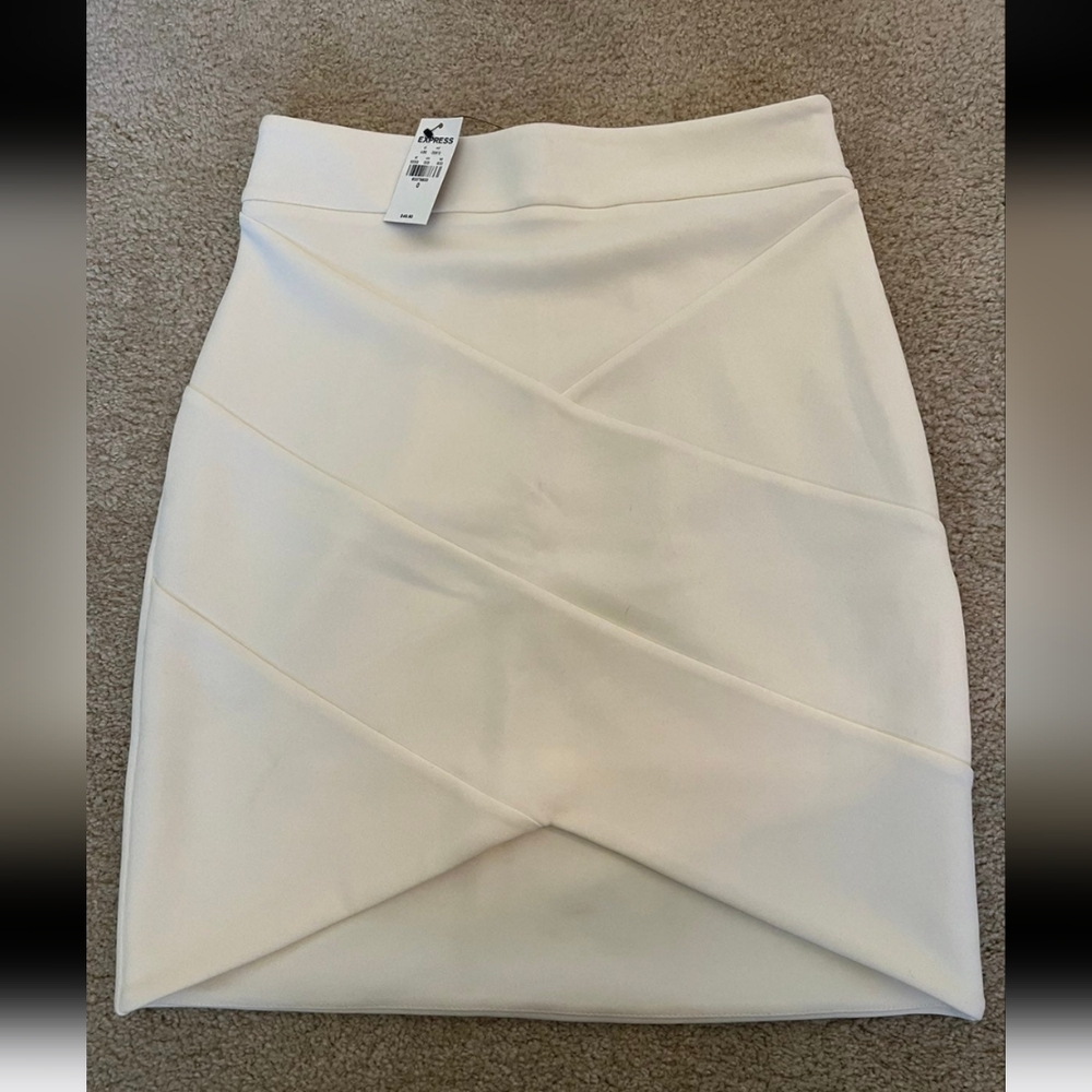 Express Ivory Skirt